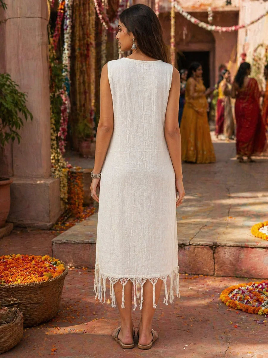 Maati Fringe Dress